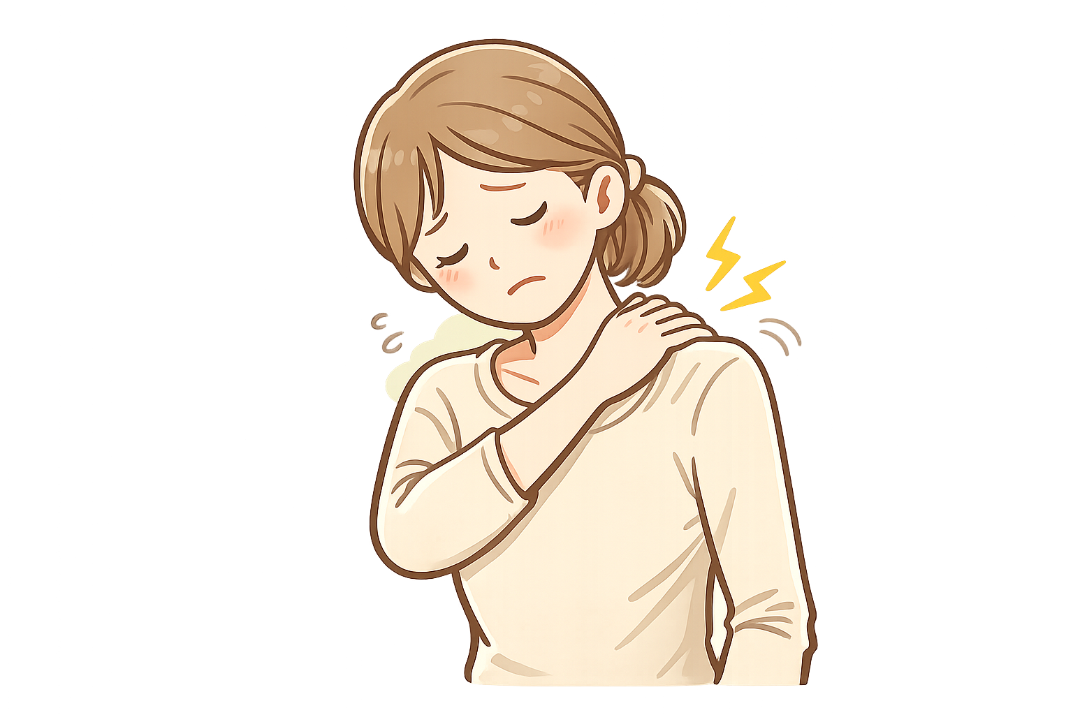 肩こりのイラスト